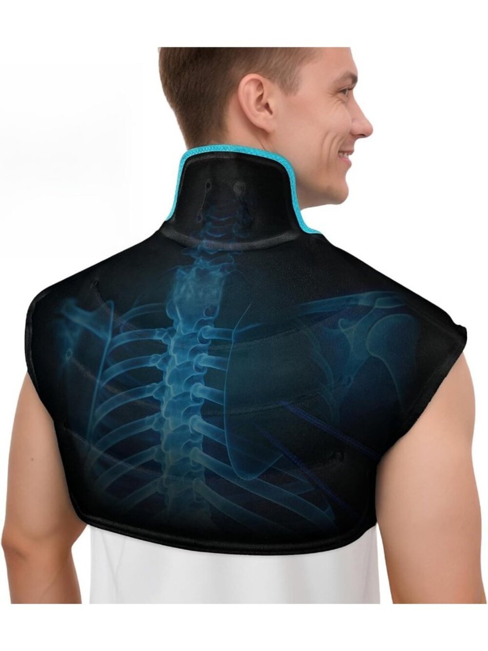 Large Reusable Ice Pack for Neck & Shoulder Pain Relief - Comfy & Flexible